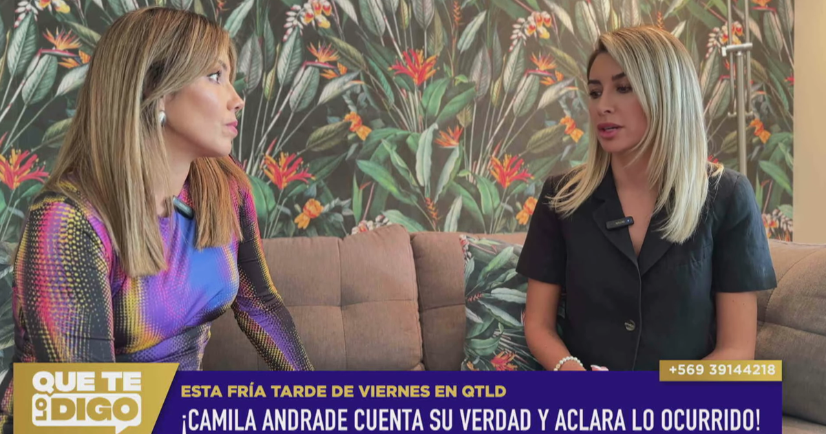 Camila Andrade frente a escándalo con Carla Jara y Kaminski: "Ella tergiversa mucho la información"