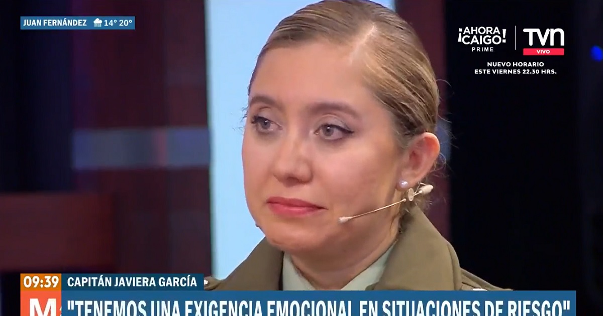 María Luisa Godoy quebró a capitán de Carabineros en el Buenos Días a Todos