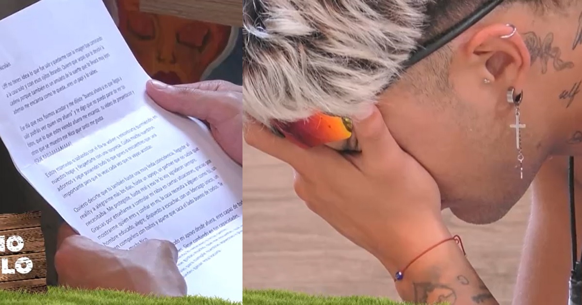 La carta que emocionó a Nico Solabarrieta en Tierra Brava: no contuvo las lágrimas