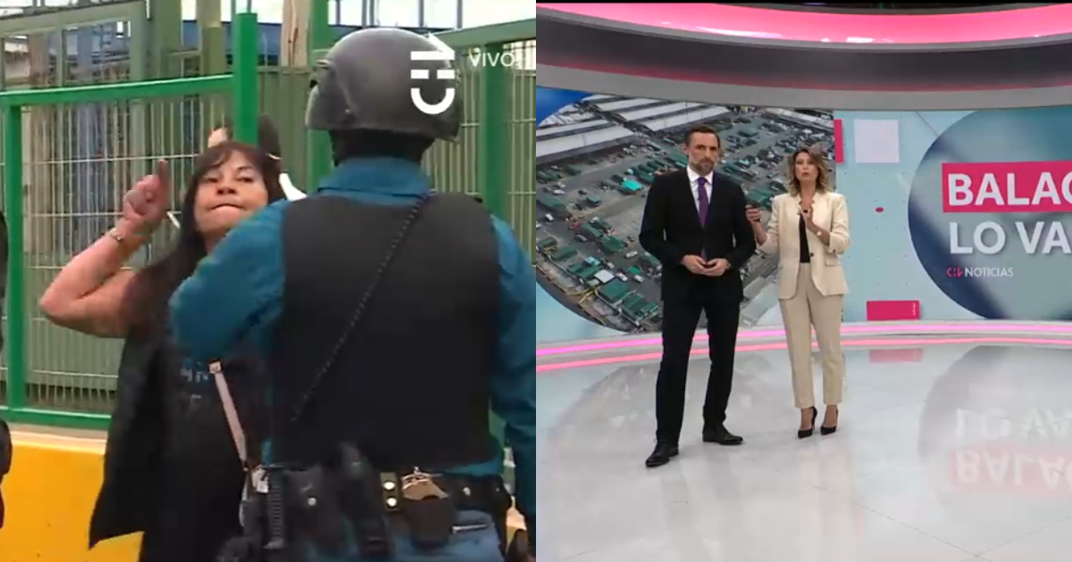 CHV anunció en vivo querella por camarógrafo baleado en Lo Valledor: “Estaba haciendo su trabajo”