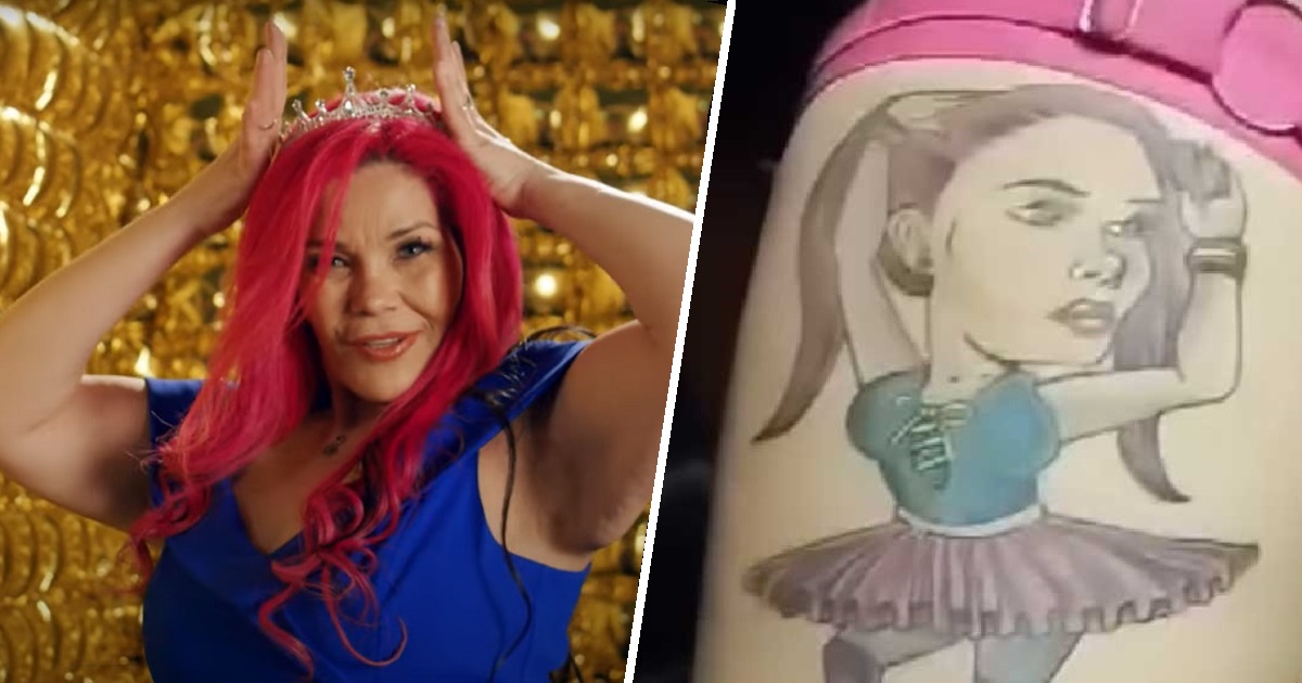 Hija de Zapallito Italiano se hizo tatuaje con imagen de su madre