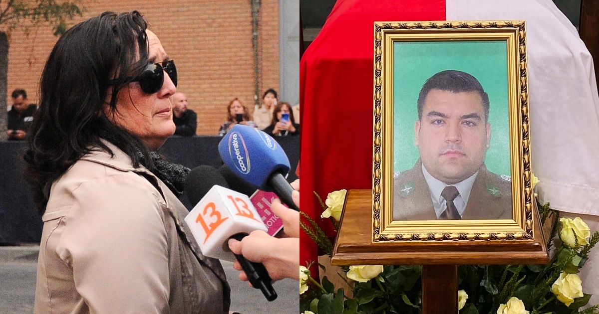 Madre de teniente de Carabineros, Emannuel Sánchez, asesinado en Quinta Normal hizo desgarrador llamado