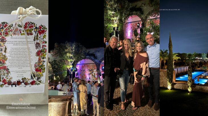 Máximo Menem compartió tiernas postales junto a Cecilia Bolocco de su viaje a México