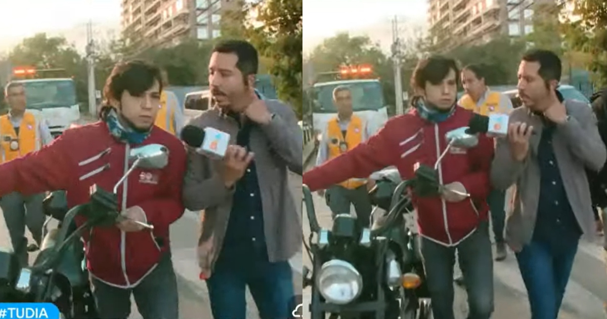 Motociclista insultó a periodista de Tu Día