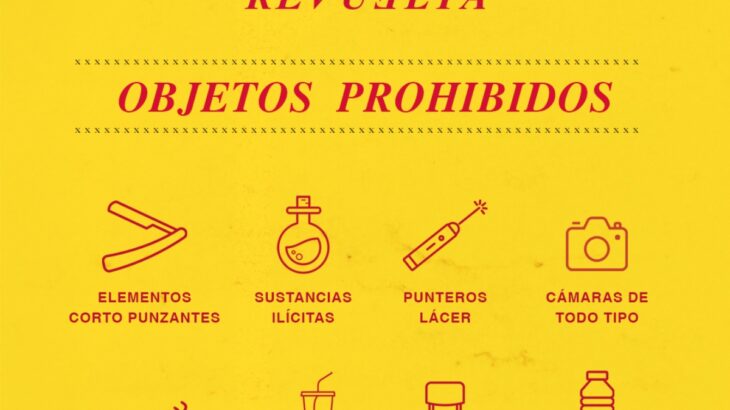 Objetos prohibidos concierto de Los Tres