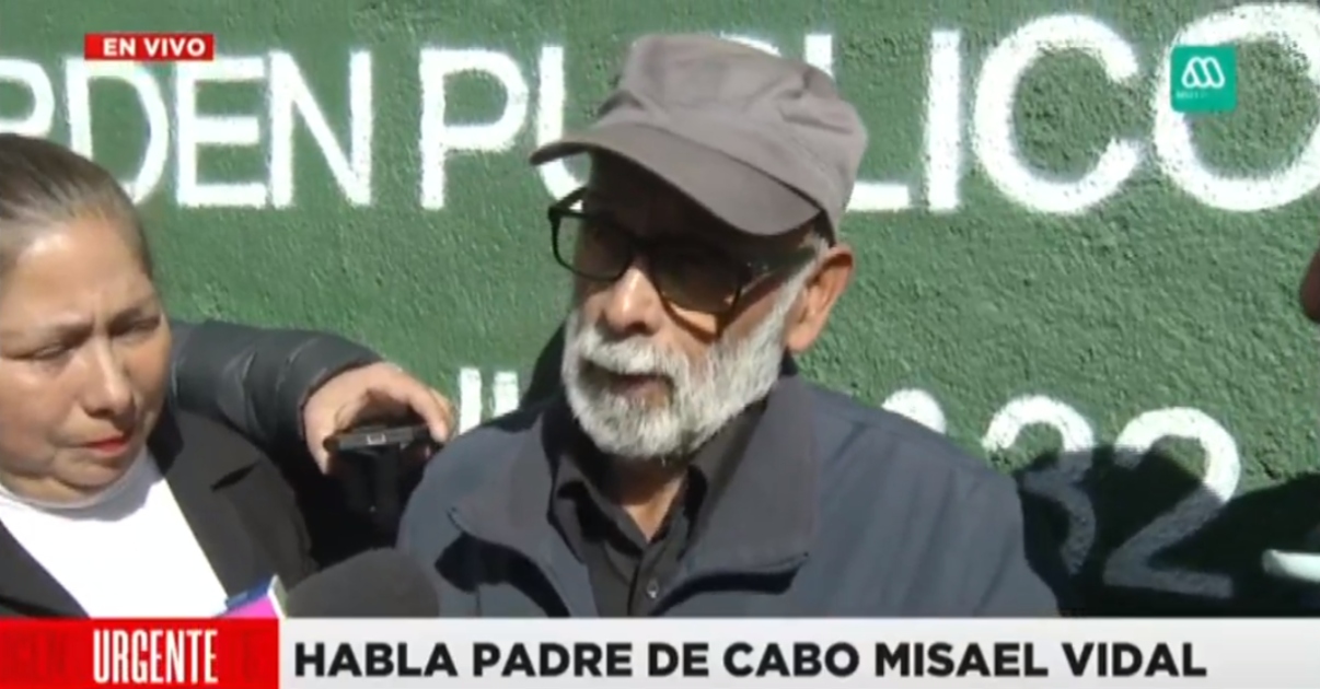 Fidel, padre de cabo Misael Vidal, carabinero asesinado en Cañete