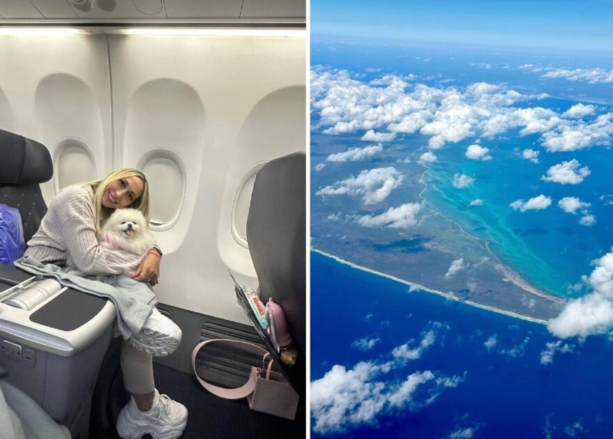 Raquel Argandoña posó en bikini desde sus vacaciones en México