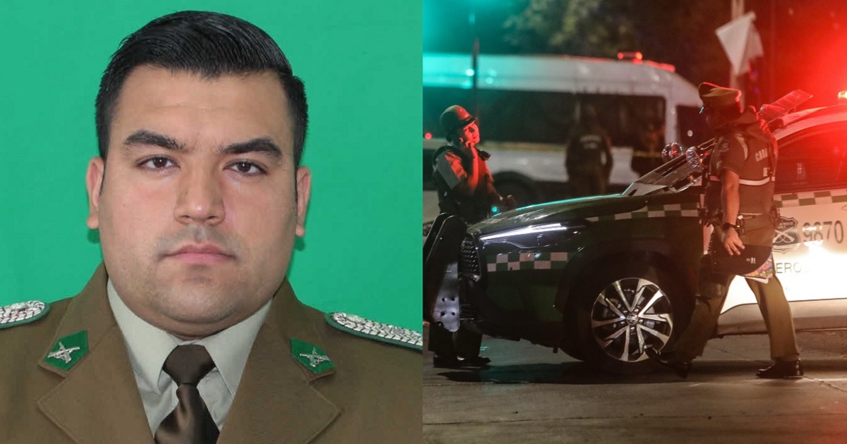 Teniente de Carabineros Emanuel Sánchez asesinado en Quinta Normal