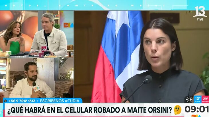 Tu Día abordó robo a Maite Orsini