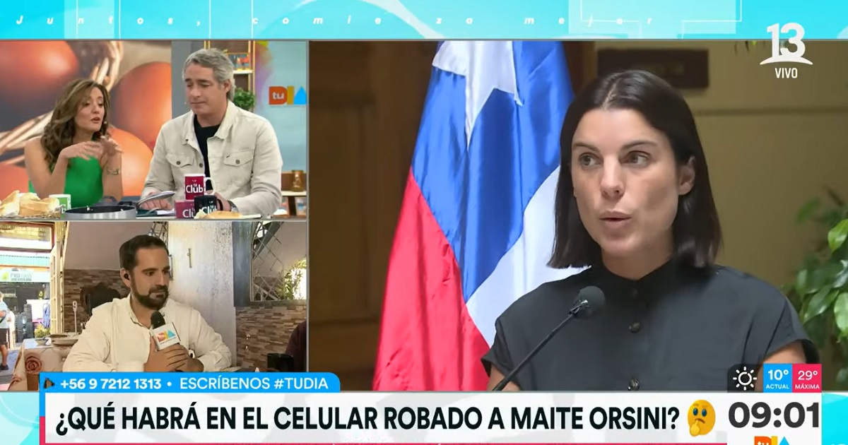 Tu Día abordó robo a Maite Orsini