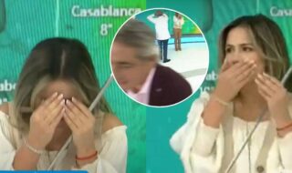 Michelle Adam confundió nombre del matinal