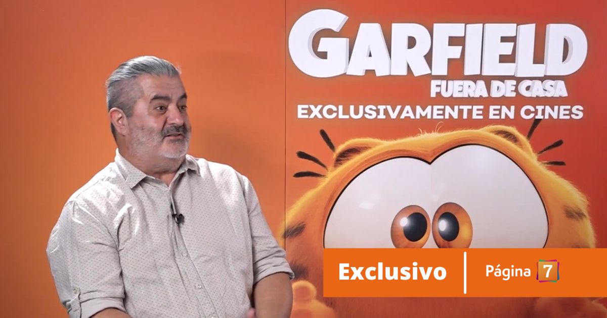 Sandro Larenas voz de Garfield y Vic