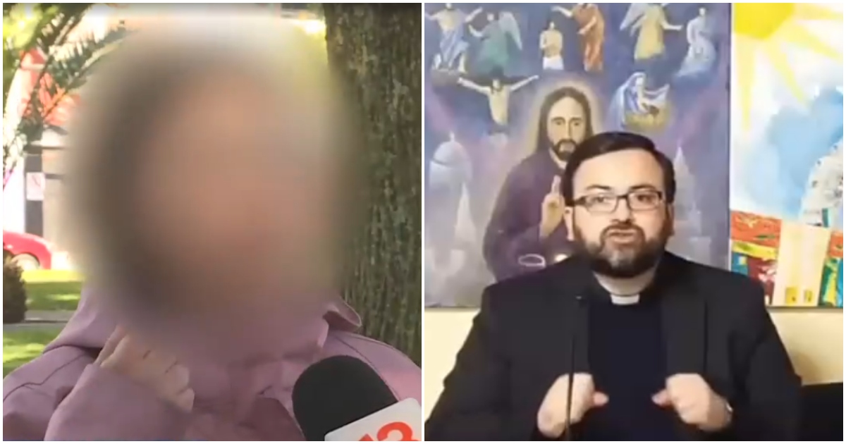 Mujer que denunció a sacerdote experto en exorcismo Roberto Valderrama en Concepción