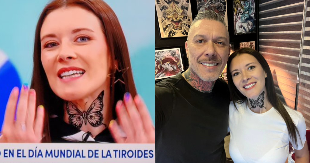 Carla Jara contó la verdad tras el tatuaje de mariposa en su cuello: “Se ha especulado mucho”