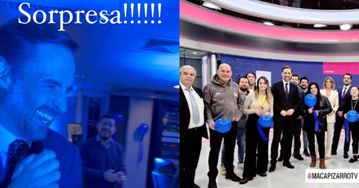 Equipo de CHV Noticias celebró cumpleaños de Daniel Matamala: le hicieron especial sorpresa