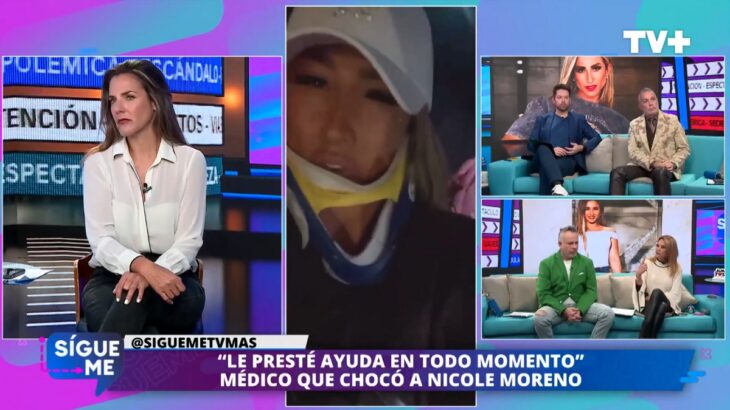 Doctor que chocó a Nicole Moreno desmintió su versión del accidente