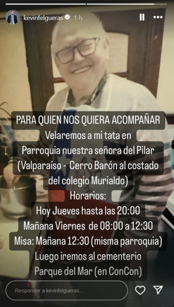 La sensible pérdida familiar que enluta a Kevin Felgueras: "Fue bueno tener ese último momento"