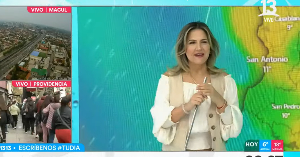 Michelle Adam anticipa sistema frontal para gran parte del país: "Va a llover a la antigua”
