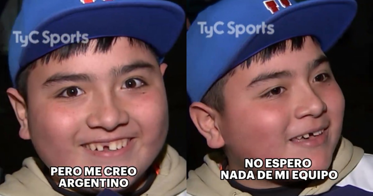 Niño chileno se hace viral al manifestar su amor por la 'Albiceleste': 