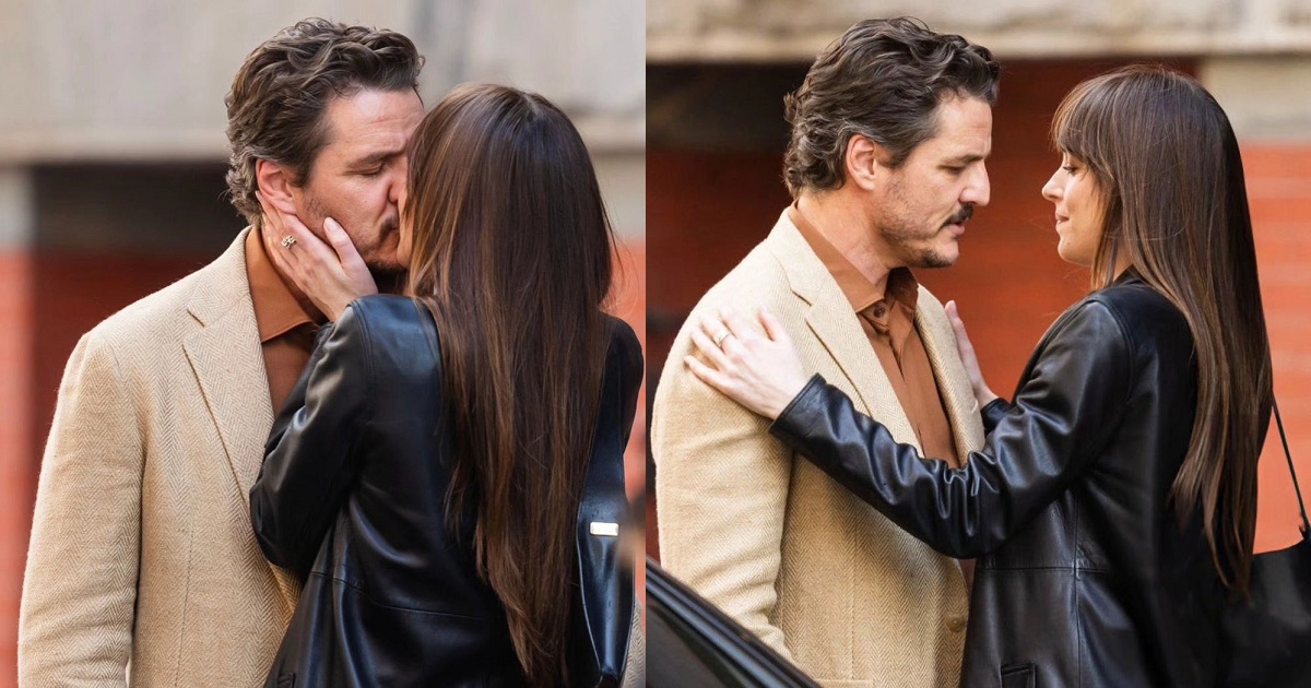 primeras imágenes de besos entre Pedro Pascal y Dakota Johnson para nueva película