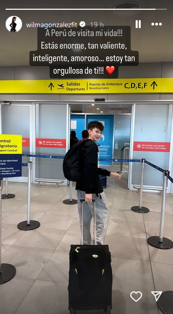 Gonzalo Egas recibió la inesperada visita de su hijo en Perú: "Increíble que ya puedas viajar solo"