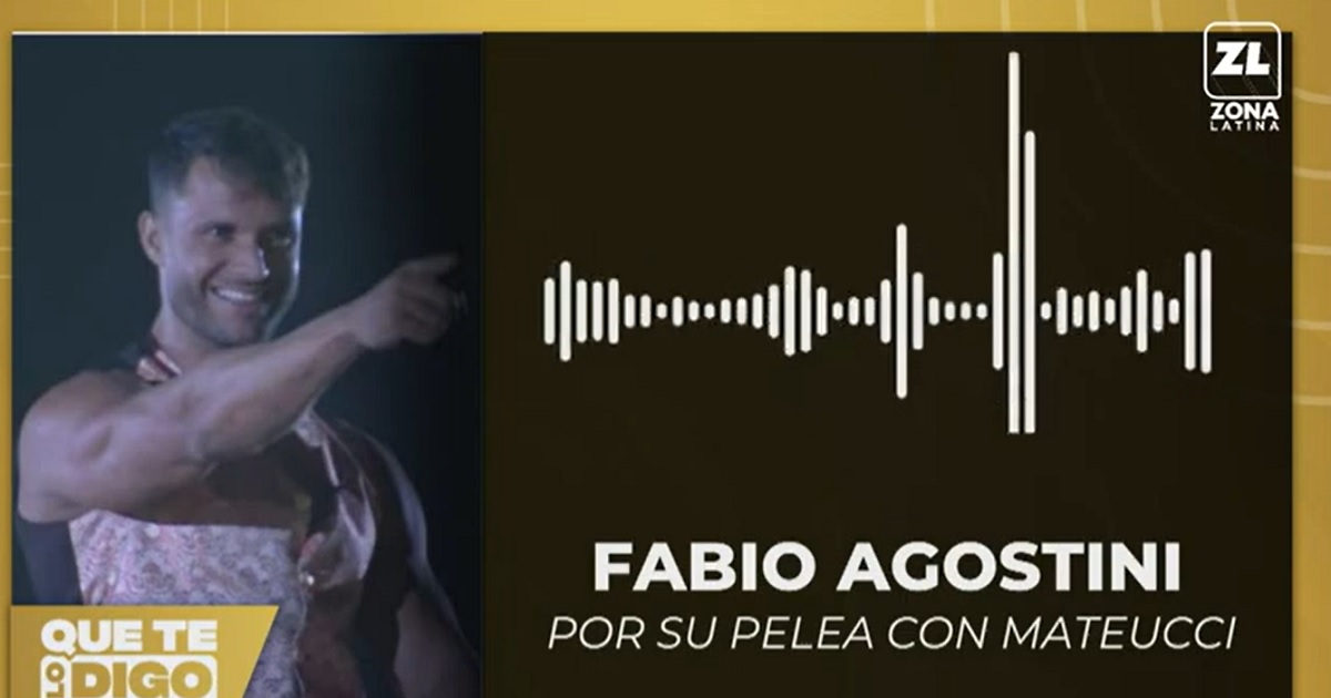 Fabio Agostini rompió el silencio tras pelea con Luis Mateucci en Ganar o Servir