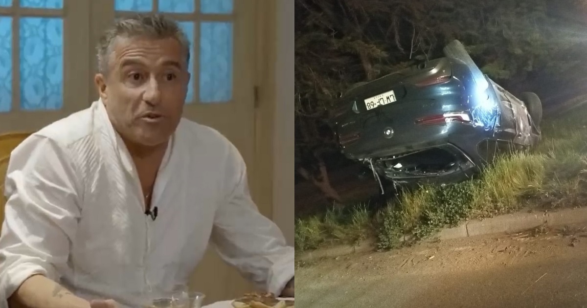 Fernando Solabarrieta explicó en La Divina Comida por qué abandonó su auto tras volcarlo en 2022