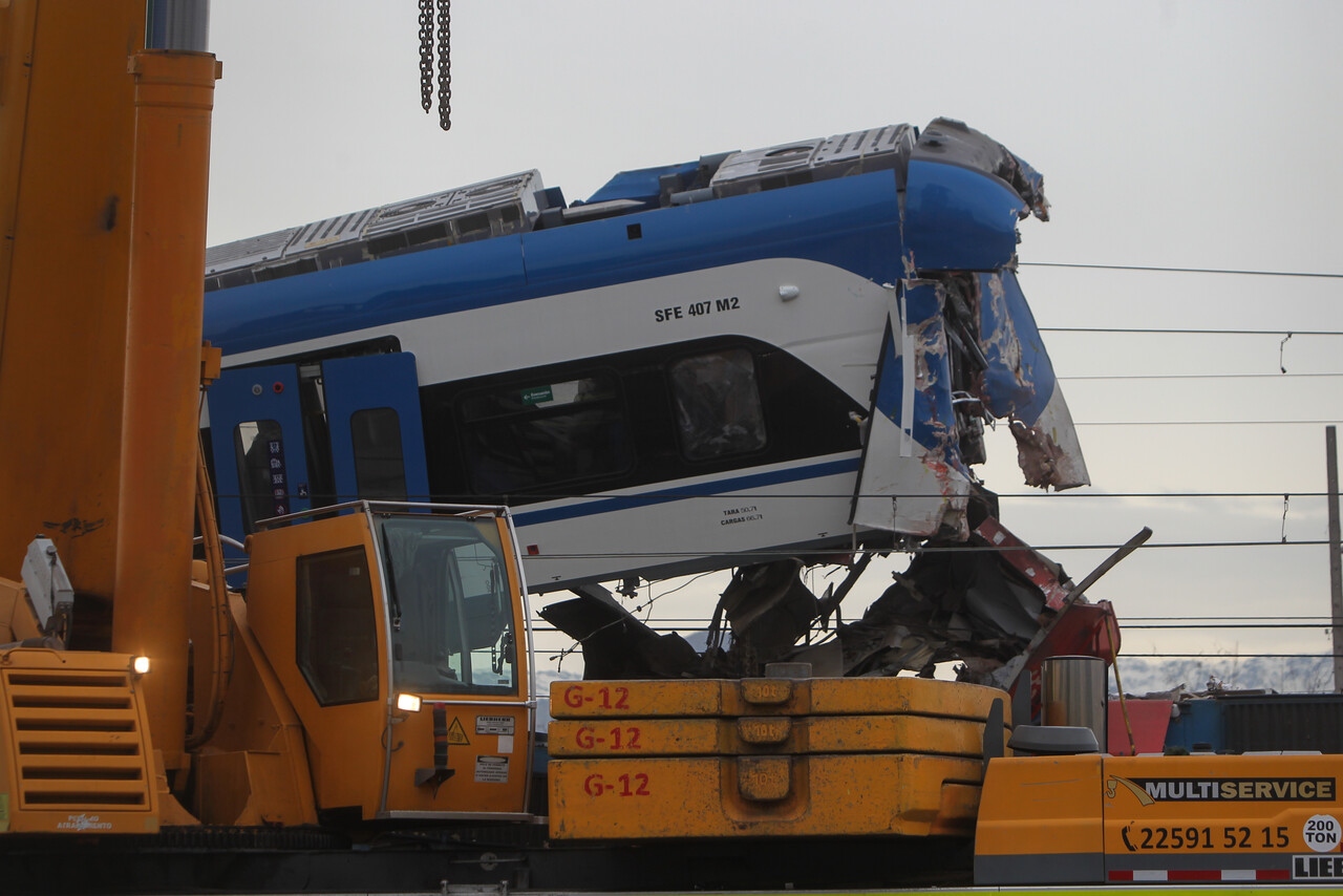 Cómo se salvaron tripulantes heridos de tren en accidente en San Bernardo