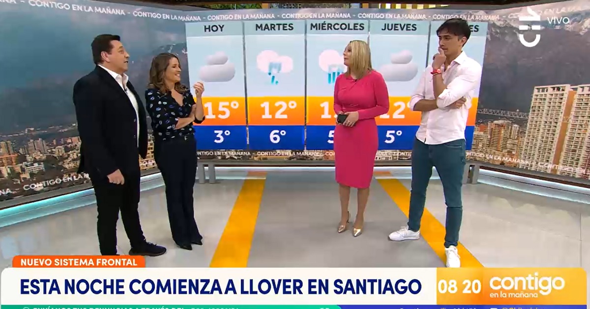 Julio César Rodríguez y Allison Gohler en Contigo en la Mañana