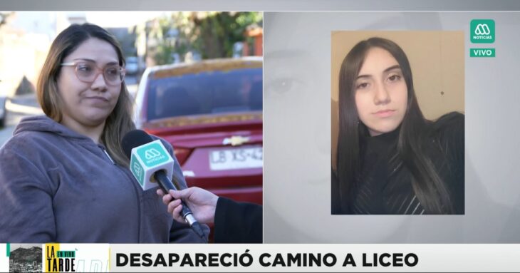 Madre de Dafne Zapata, adolescente, desaparecida en La Cisterna