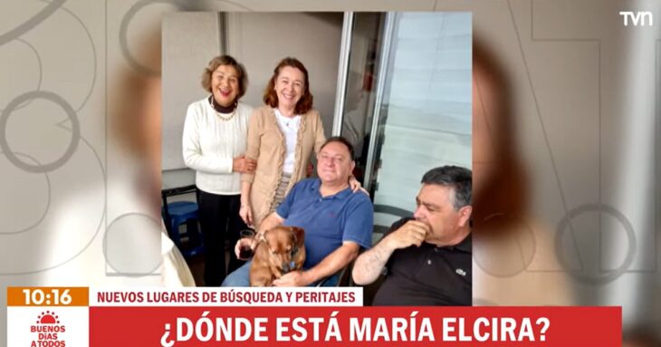 María Elcira Contreras y su familia