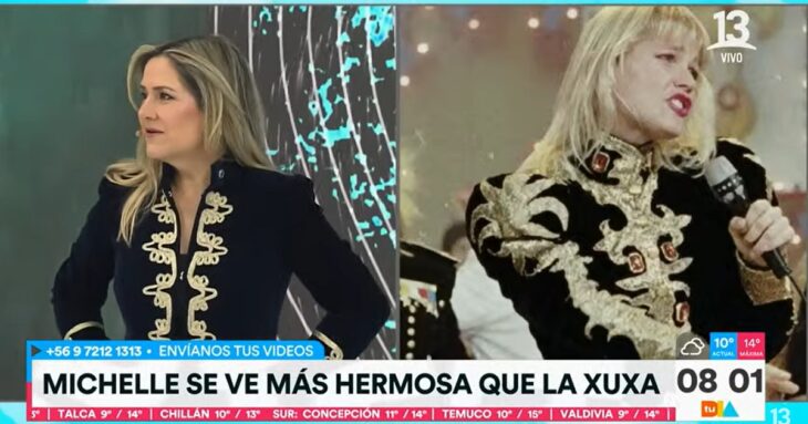 Michelle Adam generó risas con look en Tu Día