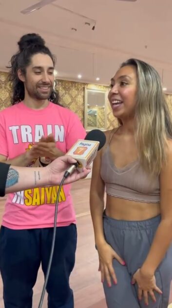 Nicole Hernández, ganadora del Gran Rojo y su pareja, Germán Valenzuela