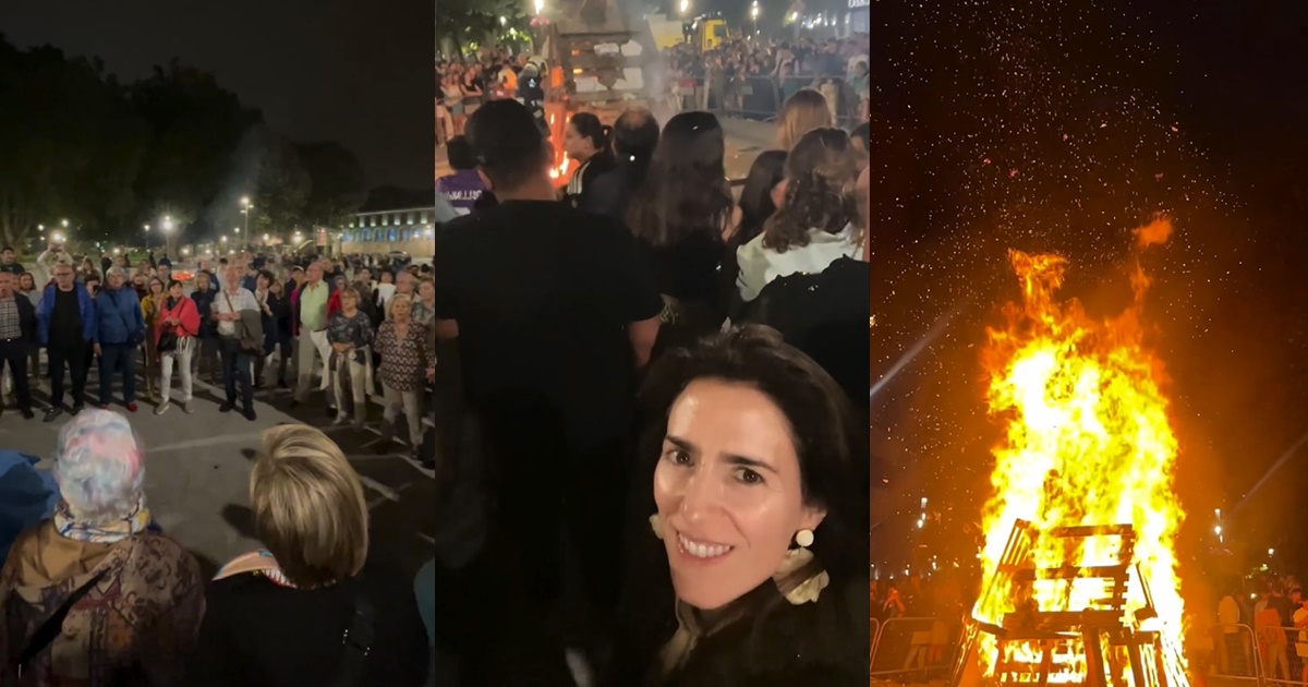 Paz Bascuñán mostró celebración de Noche de San Juan en España: "Una experiencia preciosa"