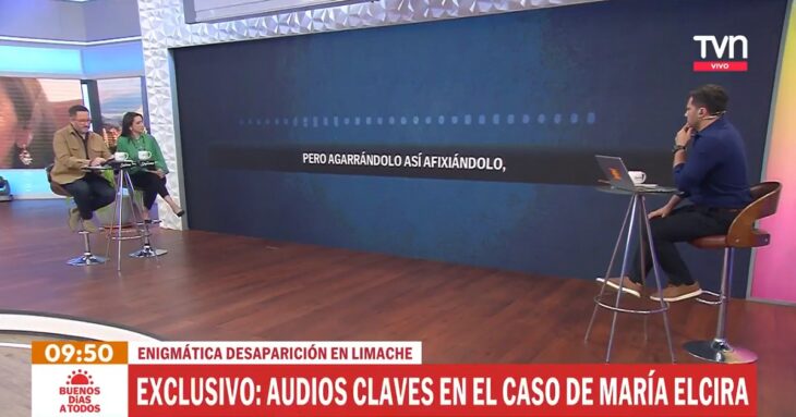 Revelan audios de testigos que aportó pista en torno a desaparición de María Elcira en Limache