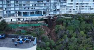 Revelan causa de nuevo socavón en edificio Euromarina 2 en Reñaca