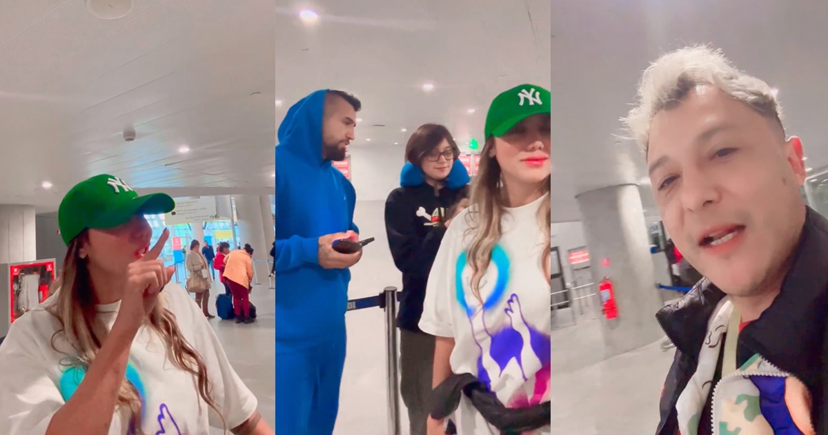 Sergio Rojas vivió tenso momento con Sonia Isaza y Vidal en aeropuerto: "No quería que hablara"