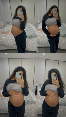 Xephora, hija de Anita Alvarado, impactó con fotos de avanzado embarazo