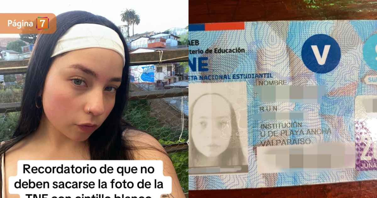 TikToker sacó carcajadas con foto de su TNE: no debió usar cintillo blanco