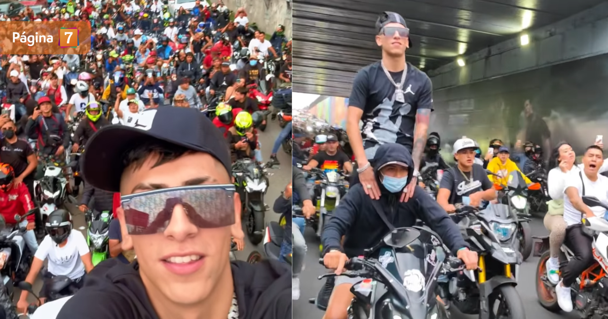 Euforia por llegada de El Jordan 23 a México: paralizó las calles y se subió a una moto