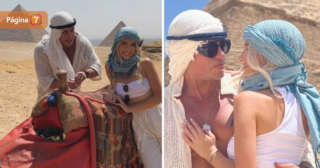 Bruno Zaretti pidió matrimonio en viaje por Egipto