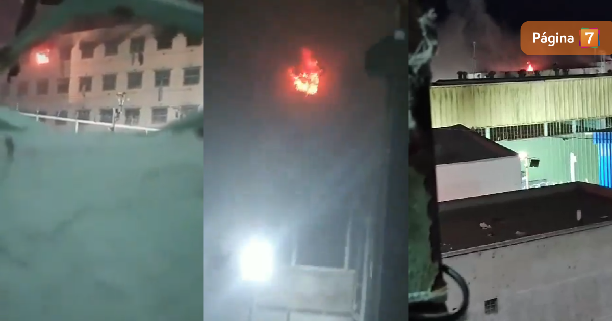 Incendio afecta a módulo de cárcel de Valparaíso: internos fueron evacuados