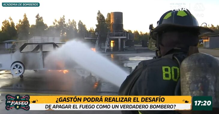 Gastón Salgado y su experiencia como bombero en De Paseo