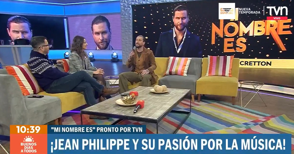 Jean-Philippe Cretton visitó el Buenos días a todos y reveló por qué eligió TVN para su regreso a la televisión
