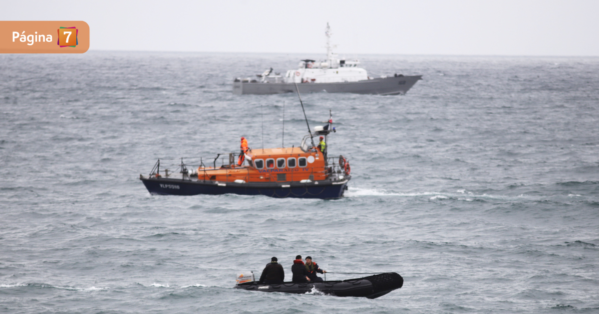 Dramática búsqueda de niña de 5 años que fue arrastrada por las olas en Viña del Mar