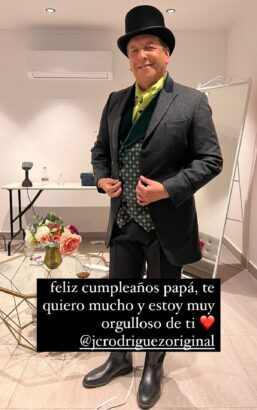 Mamá e hijo de Julio César Rodríguez lo sorprendieron con saludos de cumpleaños: "Te quiero mucho"