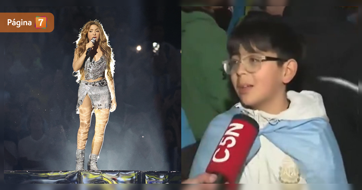 Viralizan dura crítica de niño argentino a show de Shakira en la final de la Copa América 