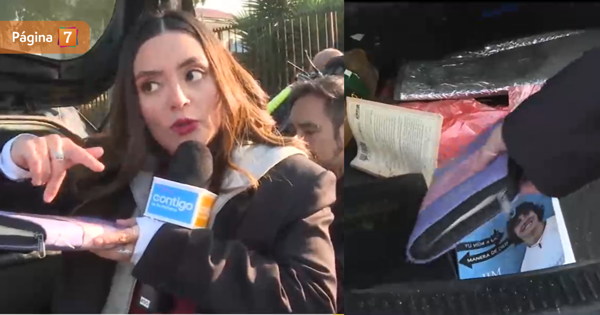 Periodista revisó pertenencias de conductor y generó alerta de Monserrat Álvarez: "Eso es privado"