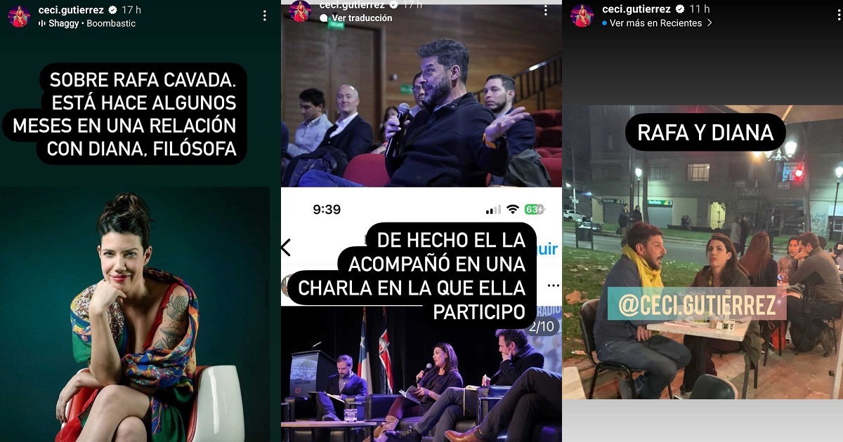 Cecilia Gutiérrez mostró a quien sería la nueva pareja de Rafael Cavada