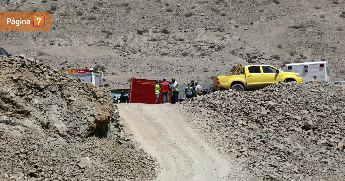 Trabajador queda atrapado a 160 metros de profundidad tras derrumbe en mina de Arica